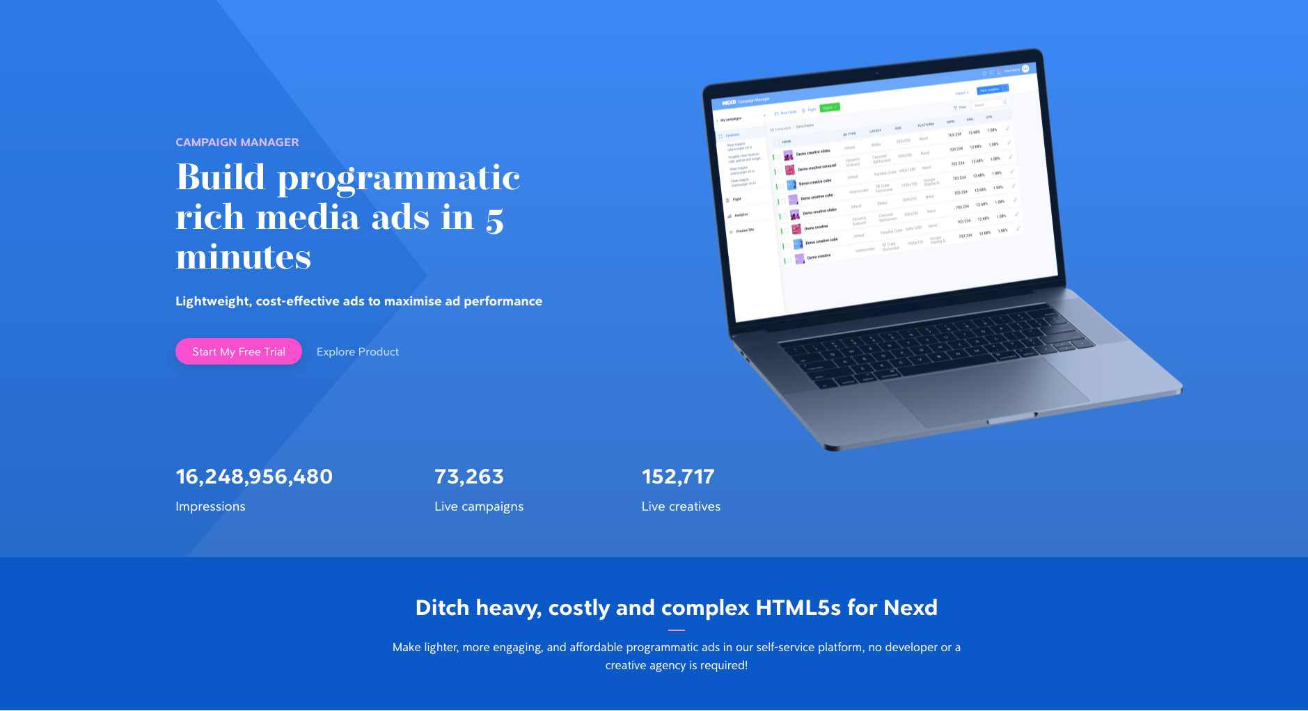 NEXD - Creative management platform for display ads - NEXD